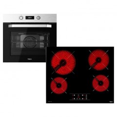 Teka HCB 6535 + TBC 64010 Φούρνος άνω Πάγκου 70lt με Εστίες Π59.5εκ. Inox Teka HCB 6535 + TBC 64010 Φούρνος άνω Πάγκου 70lt με Εστίες Π59.5εκ. Inox